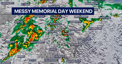 Weather Atlanta: Rain, flash flood risk continue through Memorial Day and beyond