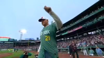 Roger Clemens honored with bobblehead as Red Sox host Twins and son on roster