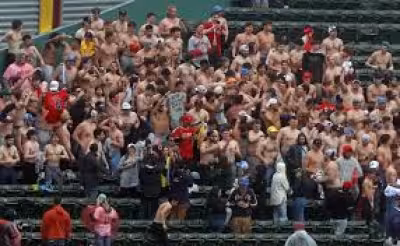 Tarps Off: Shirtless Fans Spread to Multiple Parks and Fenway Says It Won't Ban Them
