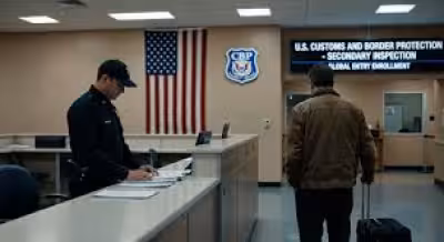 U.s. Customs And Border Protection Detains Visa Holder Denied Entry at Los Angeles Airport