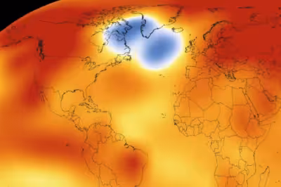 Amoc weakening may already be cooling the Atlantic’s cold blob