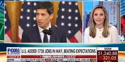 Economy: U.S. Adds 172,000 Jobs in May as Stocks Fall and Yields Rise