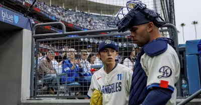 Roki Sasaki’s splitter steadies Dodgers rotation as questions persist