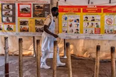 Contagion: Health worker photographed at Mpondwe as headline cites border closure
