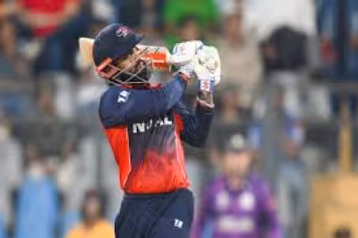 Nep Vs Oma: Nepal batter joins Sanju Samson and Tilak Varma in elite T20I list