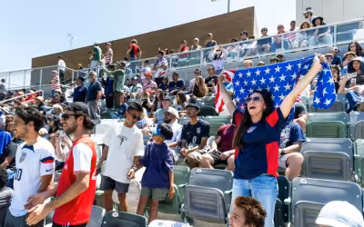 Fans Pack Irvine Training Ahead of Copa Mundial De Fútbol De 2026 Opener