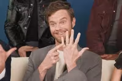 Jack Quaid flashes wedding ring during The Boys cast interview after Australia nuptials