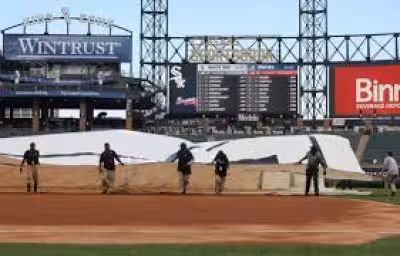 White Sox Game at Rate Field Delayed by Storms Ahead of Series Finale