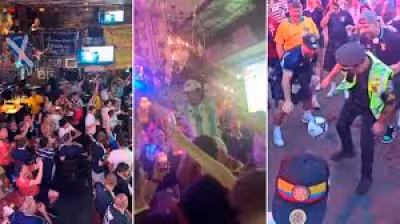Maradona chant erupts as Scots lift Argentine in Boston ahead of World Cup debut