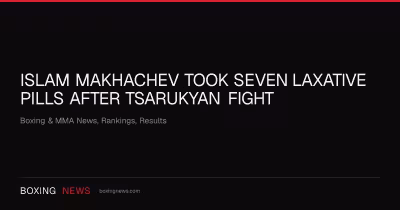 Islam Makhachev recalls swallowing seven laxatives after 2019 UFC debut