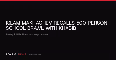 Khabib Nurmagomedov Joined a 500‑Person Dagestan School Brawl, Makhachev Recalls