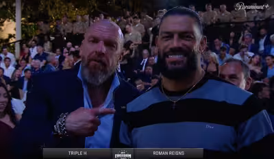 Roman Reigns Appears in Crowd During UFC Freedom 250 at White House