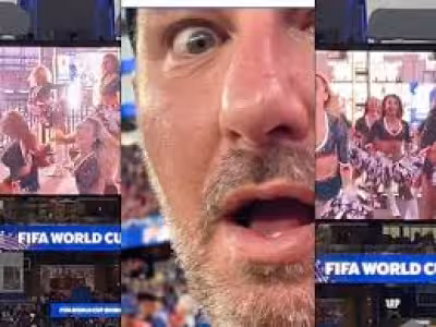 Scottish Fan World Cup Reaction: Sammie Bell Mesmerized by Patriots Cheerleaders