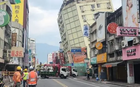 هزة أرضية عنيفة تضرب تايوان للمرة الثانية خلال أسبوع