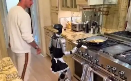 روبوت الطهي يشعل مواقع التواصل بمشهد فوضوي كوميدي في المطبخ فيديو