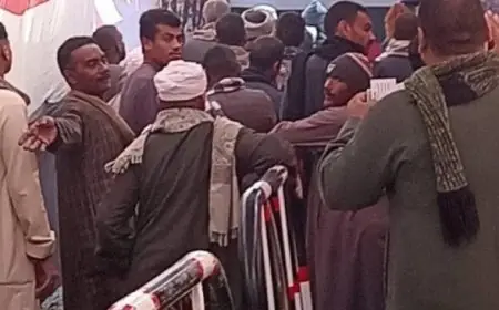 توافد كثيف للناخبين على لجان الاقتراع في نجع حمادي لانتخابات مجلس النواب