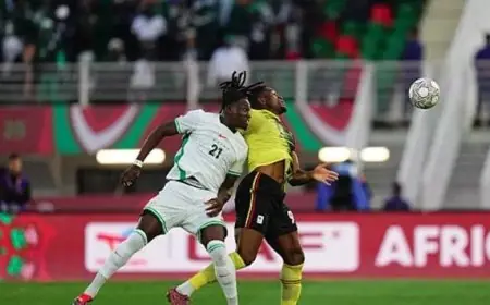 نيجيريا تكتسح أوغندا وتتأهل بالعلامة الكاملة إلى ثمن نهائي أمم إفريقيا فيديو