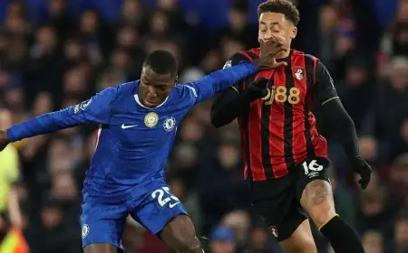 تعثر مثير لتشيلسي أمام بورنموث بعد شوط ناري يؤدى إلى تعادل مخيب