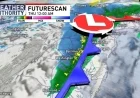 Weather System Brings Rain, Snow Burst, and Cold Temperatures