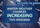 Weekend to See Increased Chances of Winter Weather