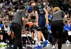 Mavs’ Flagg Exits Nuggets Game with Ankle Sprain