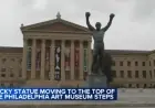 Rocky Statue Finds New Home Atop Philadelphia’s Art Museum Steps