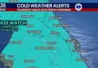 Florida Cold Front: County Forecast and Timeline for Temperature Drop