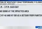 Kentucky 2040 Partially Closed Temporarily