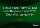 FuboTV Eases 2026 Debt with $140M Note Buyback