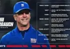 John Harbaugh Joins Giants: Charting His Journey