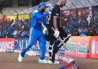 Virat Kohli Knocks New Zealand Batter Out of Ground in 3rd ODI Viral Video