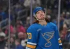 Blues’ Oskar Sundqvist Leaves Game After Skate Injury Against Oilers