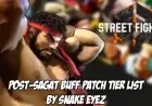 Snake Eyez Unveils Street Fighter 6 Tier List: Ryu Deemed ‘Amazing’ Yet Overrated