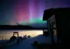 Northern Lights Dazzle Quebec’s Night Sky from Monday to Tuesday