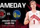 Raptors Face Warriors in Exciting January 20th Showdown