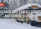 Southern Ontario Faces School Bus Cancellations and Closures on January 21, 2026