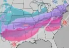 Winter Storm Alters Path, Threatens 230 Million with Ice and Snow
