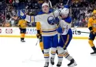 Helenius Secures First NHL Points, Sabres Edge Predators