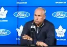 Maple Leafs’ Berube Explains Cause of His Eye Injury