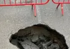 Crews Repair School Sinkhole After Uncovering Cause