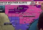 Freezing Rain and Sleet Hit South Central Texas Amid Dropping Temperatures