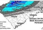 North Carolina winter storm risk shifts from “slippery roads” to “days without power” as ice hangs on into Monday