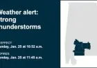 Alert: Strong Thunderstorms Forecast for Mobile & Baldwin Counties This Sunday