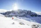 Olympic Torch Illuminates the Dolomites