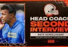 Browns Conduct Second Head Coach Interview with Rams’ Nate Scheelhaase