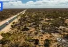 Fire Blocks Eyre Highway, Stranding Nullarbor Travellers