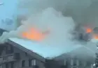 Inferno Engulfs Luxury Five-Star Hotel at Courchevel Ski Resort, France