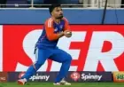 Rinku Singh Ties Record for Most Catches in India’s T20I Match