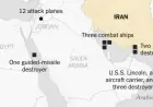 U.S. Military Build-Up Near Iran: Key Locations Mapped