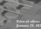 Silver Price Update for Thursday, January 29, 2026